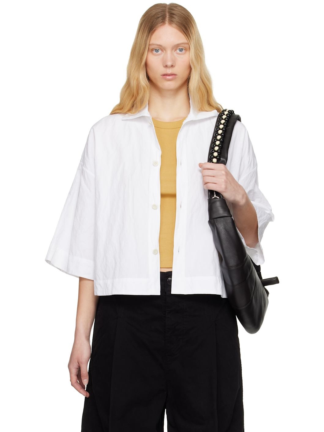 White 'The Camper' Shirt - 1
