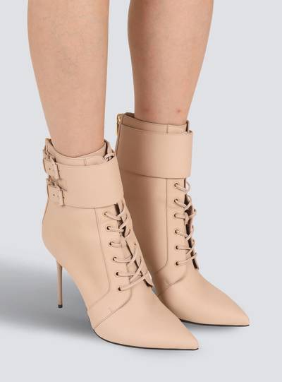 Balmain Suede Uria ankle boots outlook