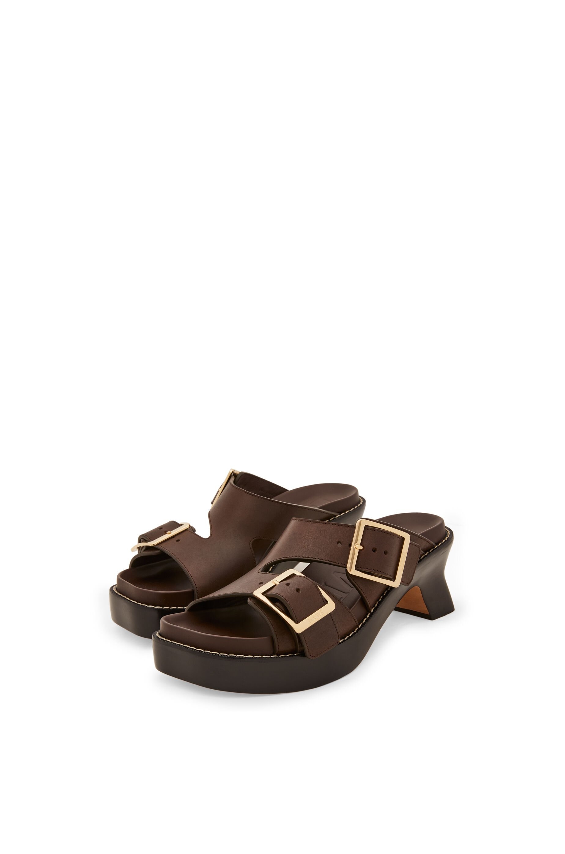 Loewe Ease heel slide in vegetal calf | REVERSIBLE