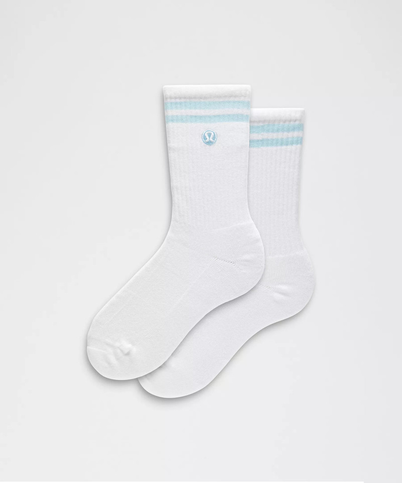 Unisex Daily Essential Crew Socks *Stripe 1