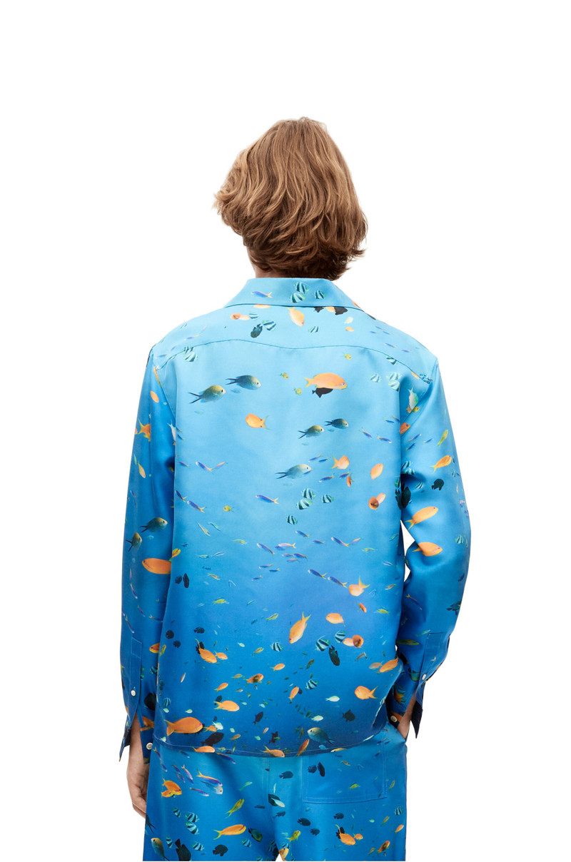 Aquarium shirt in silk 4
