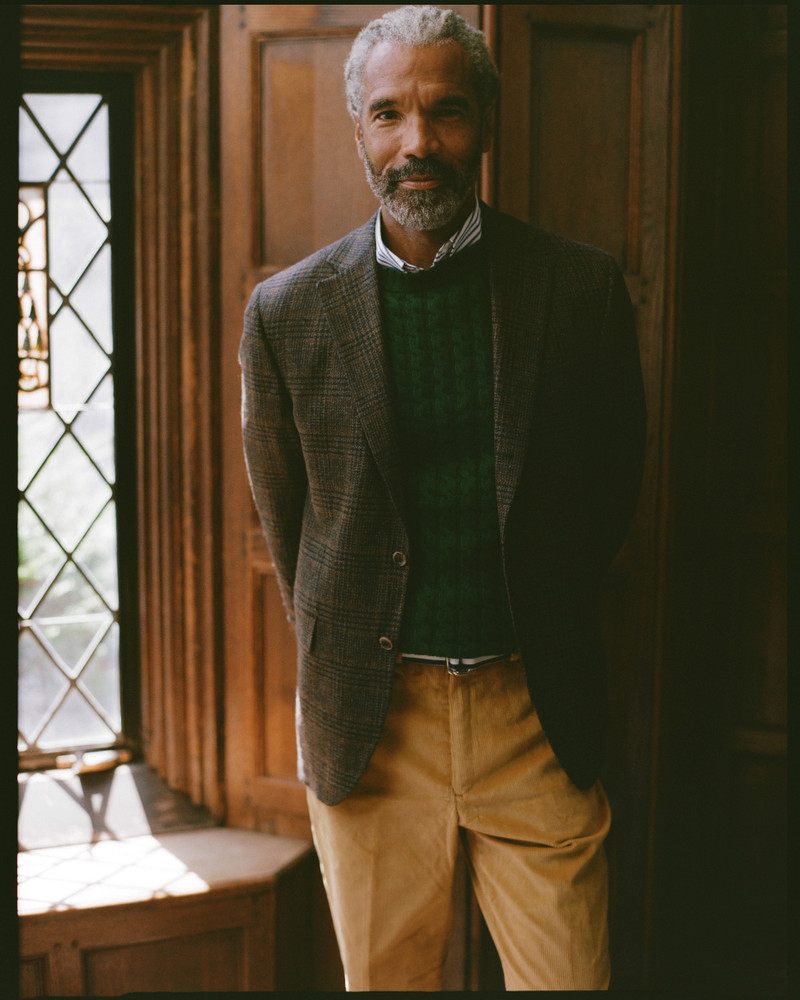 MADE-IN-SCOTLAND GREEN CABLE KNIT CASHMERE SWEATER 7