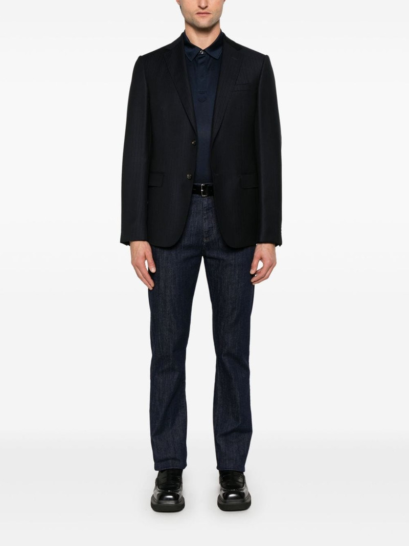 Canali lightweight-jersey polo shirt outlook