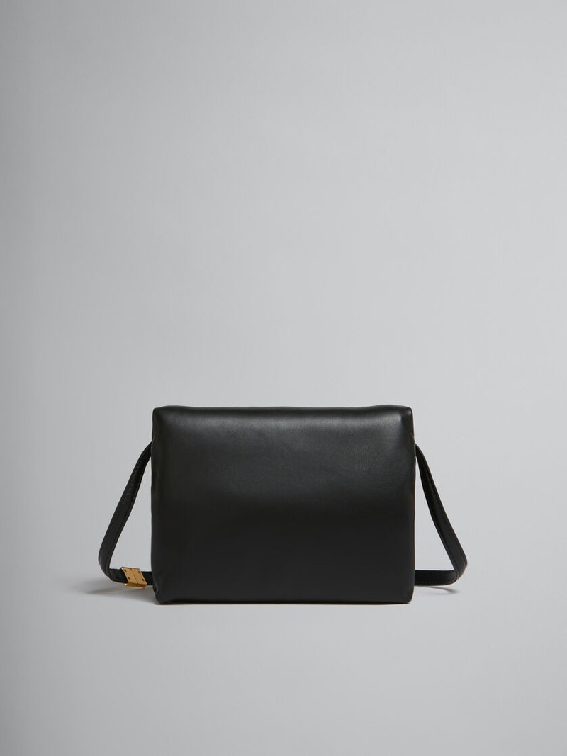 BLACK LEATHER PRISMA POUCH 1