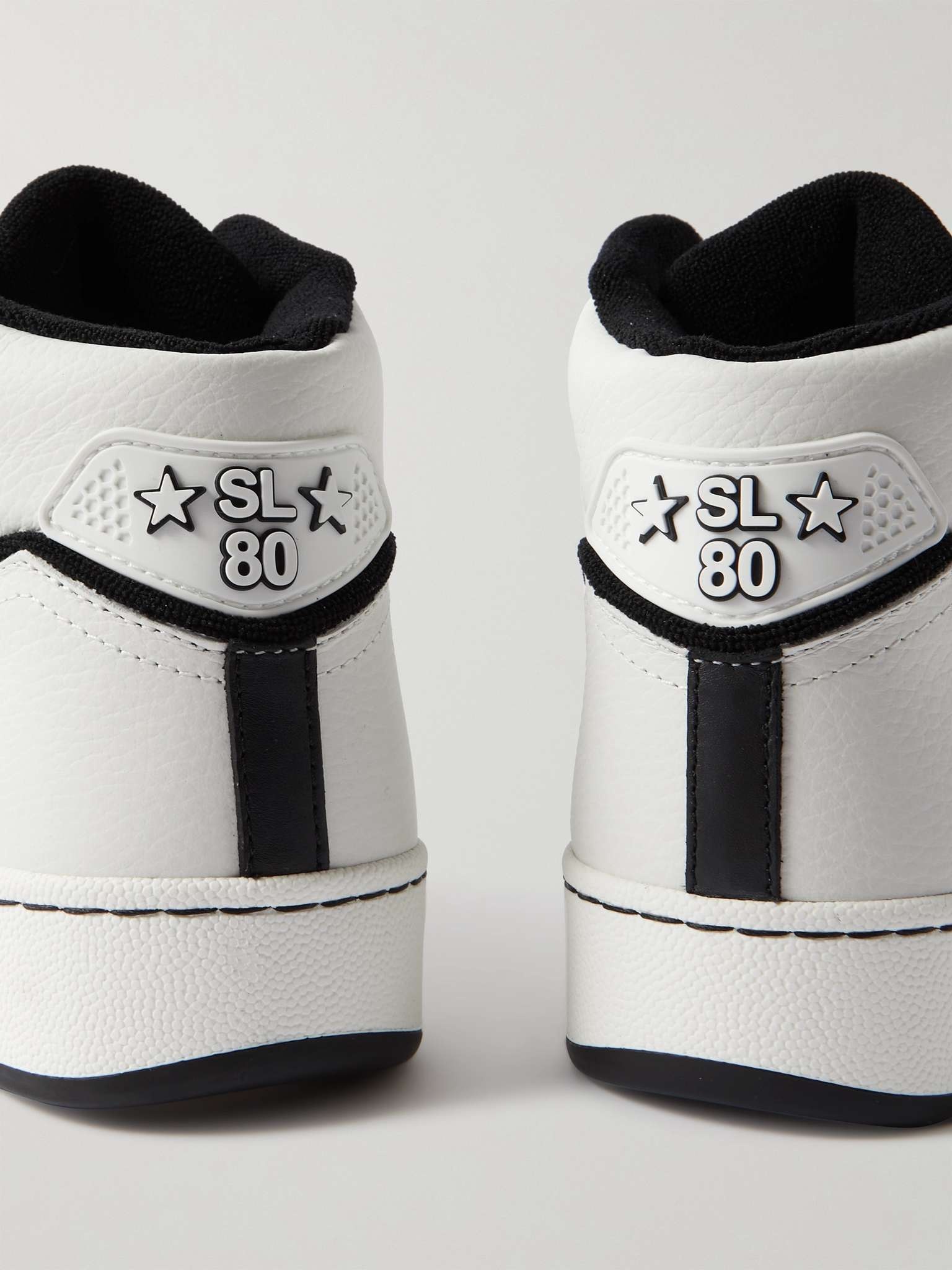 SL/80 Perforated Leather High-Top Sneakers - 5
