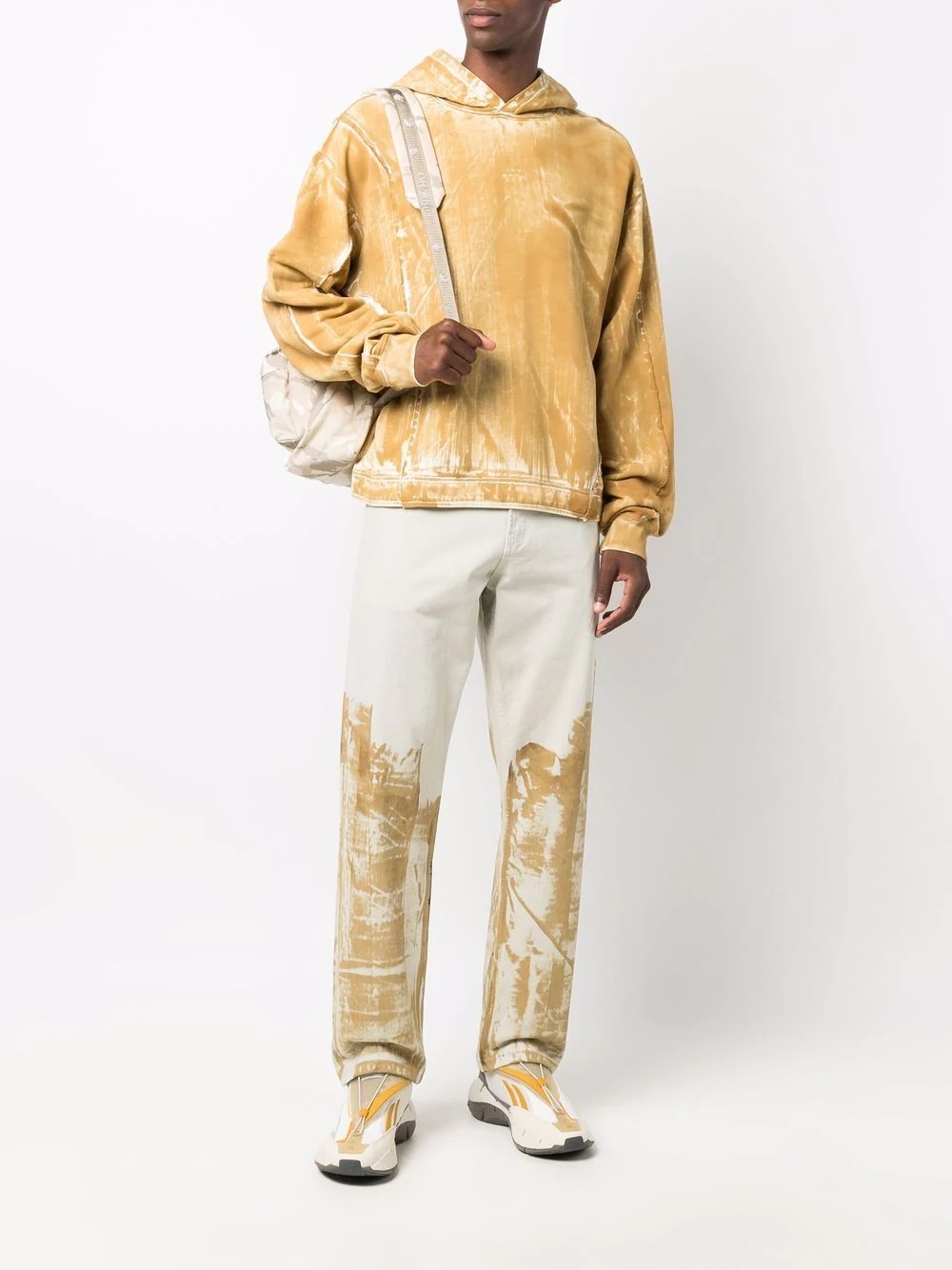 acid wash hoodie - 2