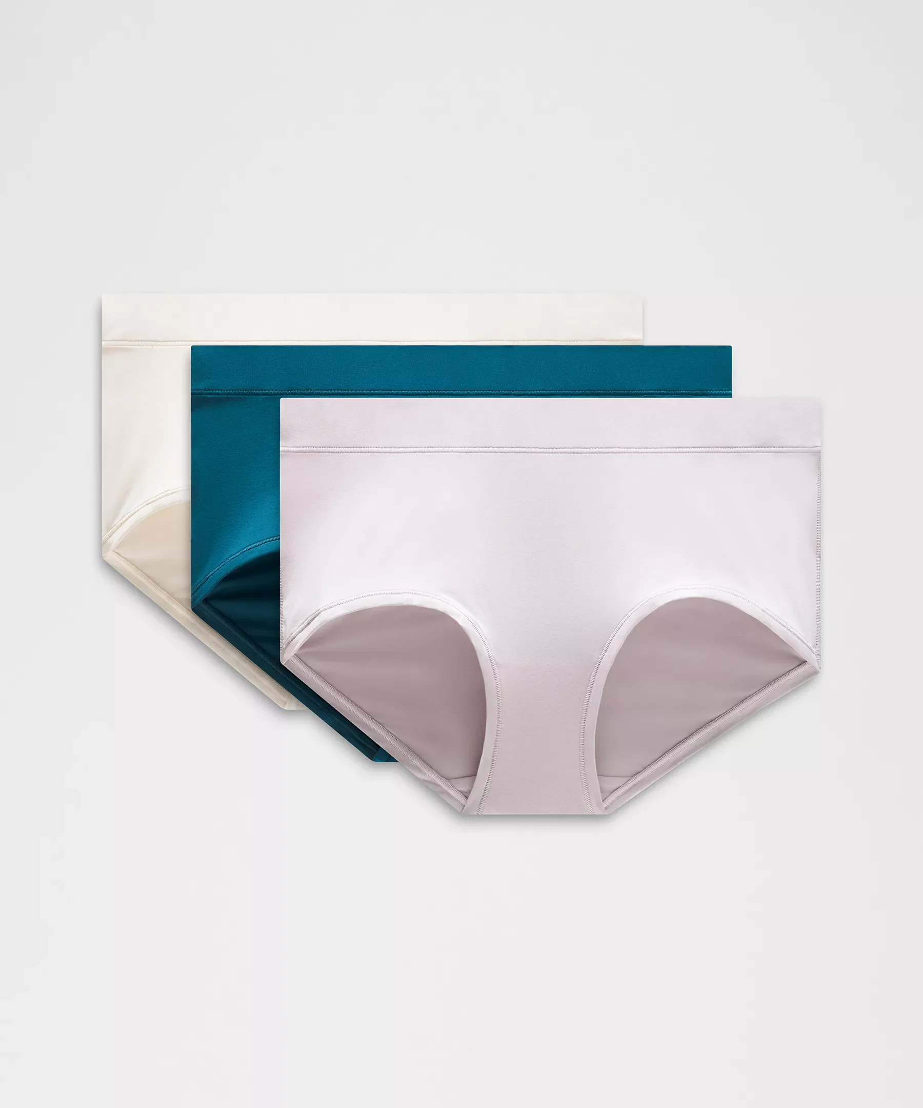 UnderEase Mid-Rise Boyshort Underwear 3 Pack - 1