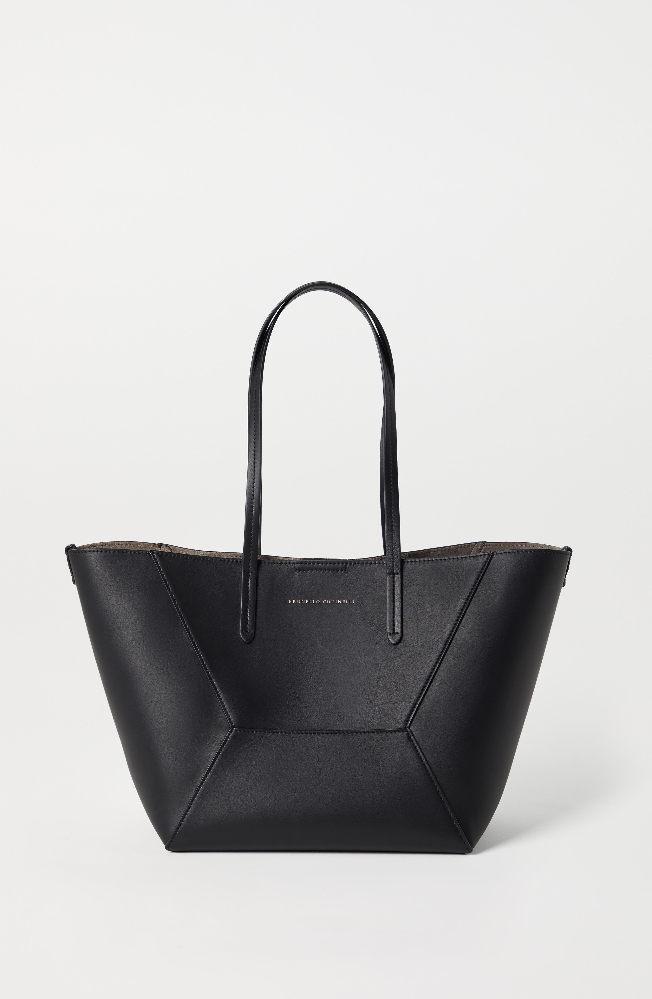 Brunello Cucinelli Calfskin small BC Duo bag in Black at Nordstrom - 2