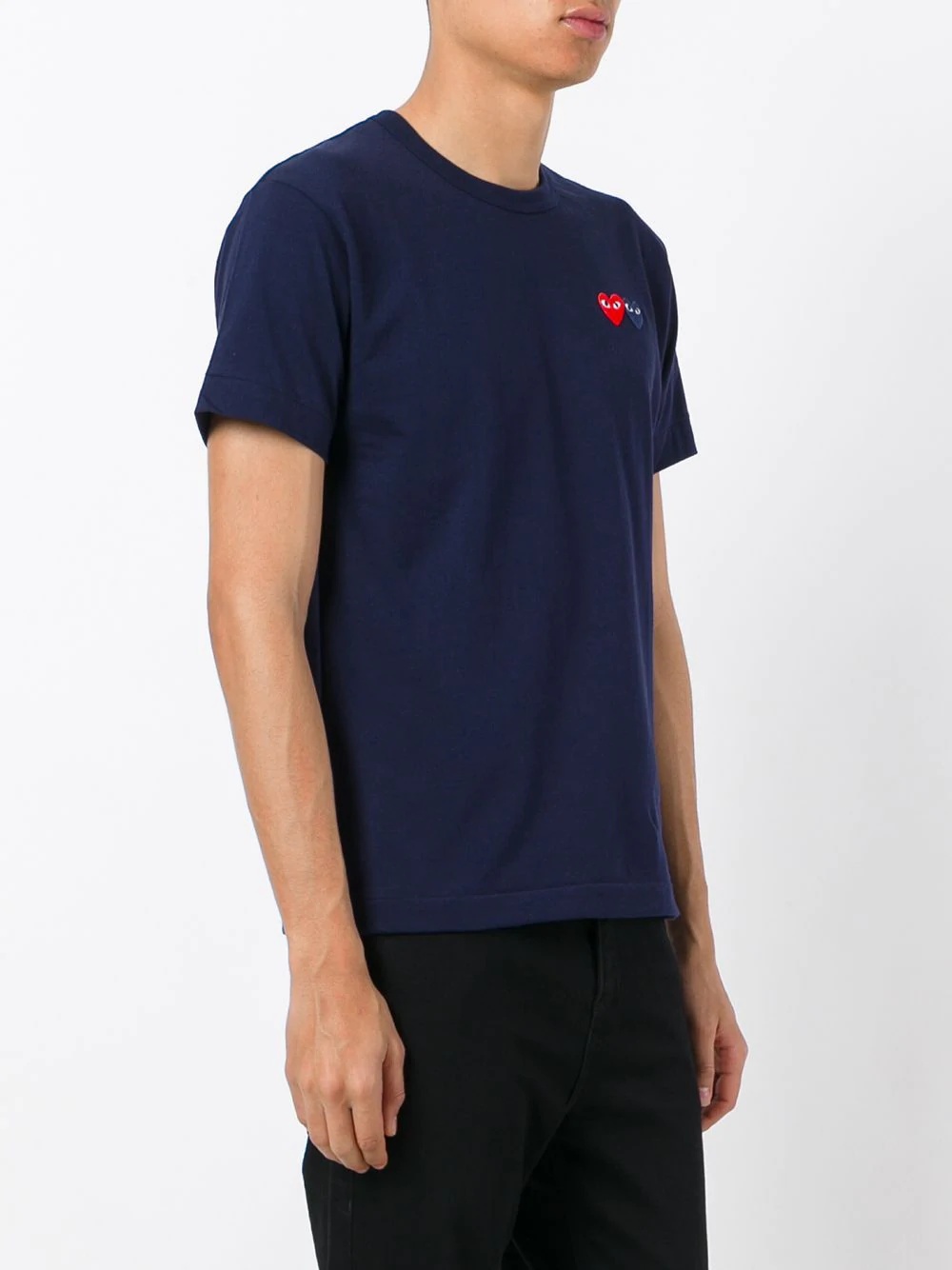 embroidered logo T-shirt - 3