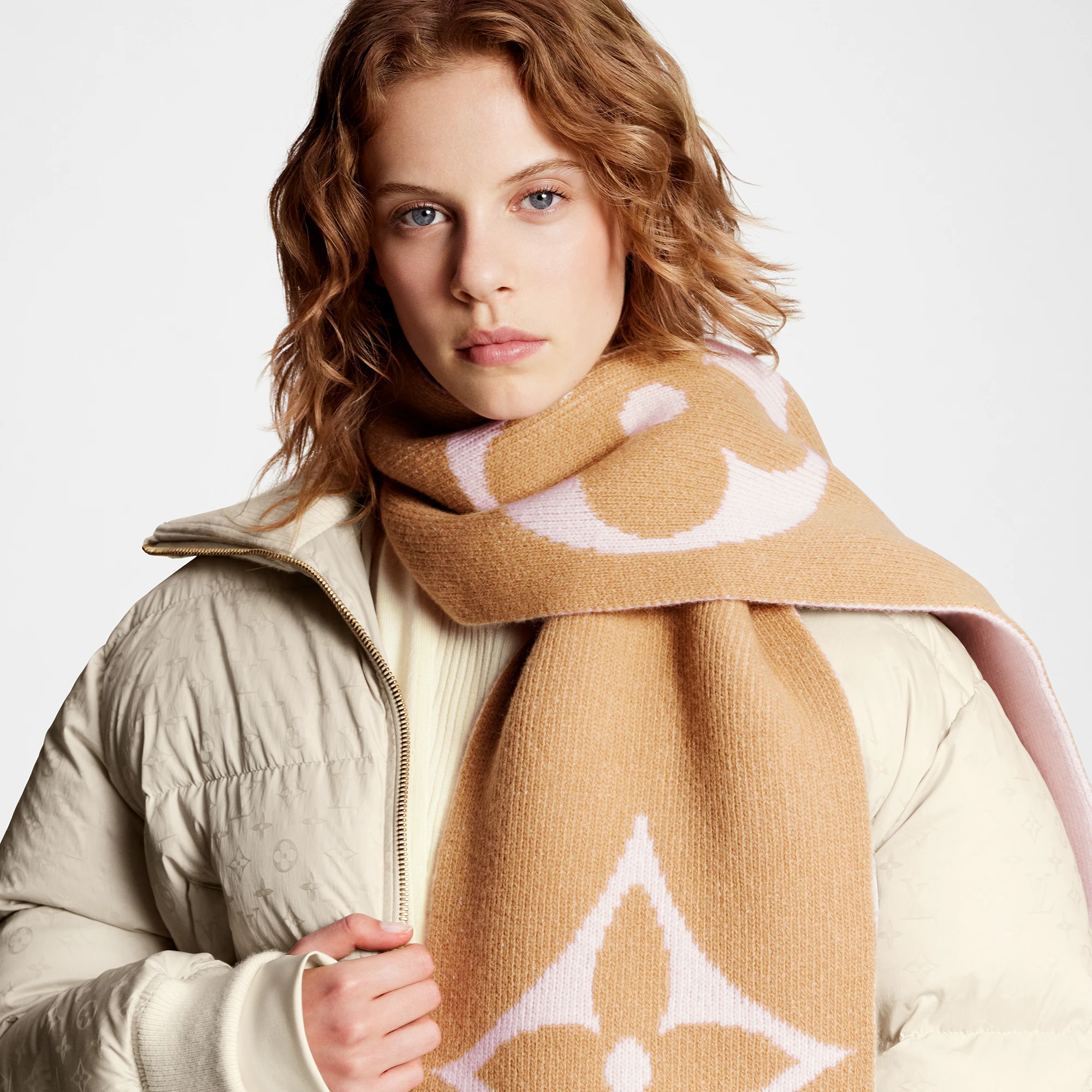 LV Medallion Knit Scarf - 4