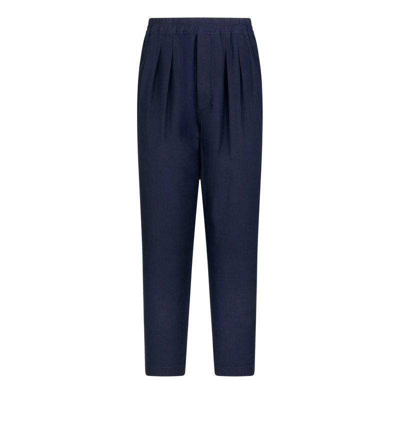 LYOCELL LIGHTWEIGHT PLEATED LOUNGE PANT 1