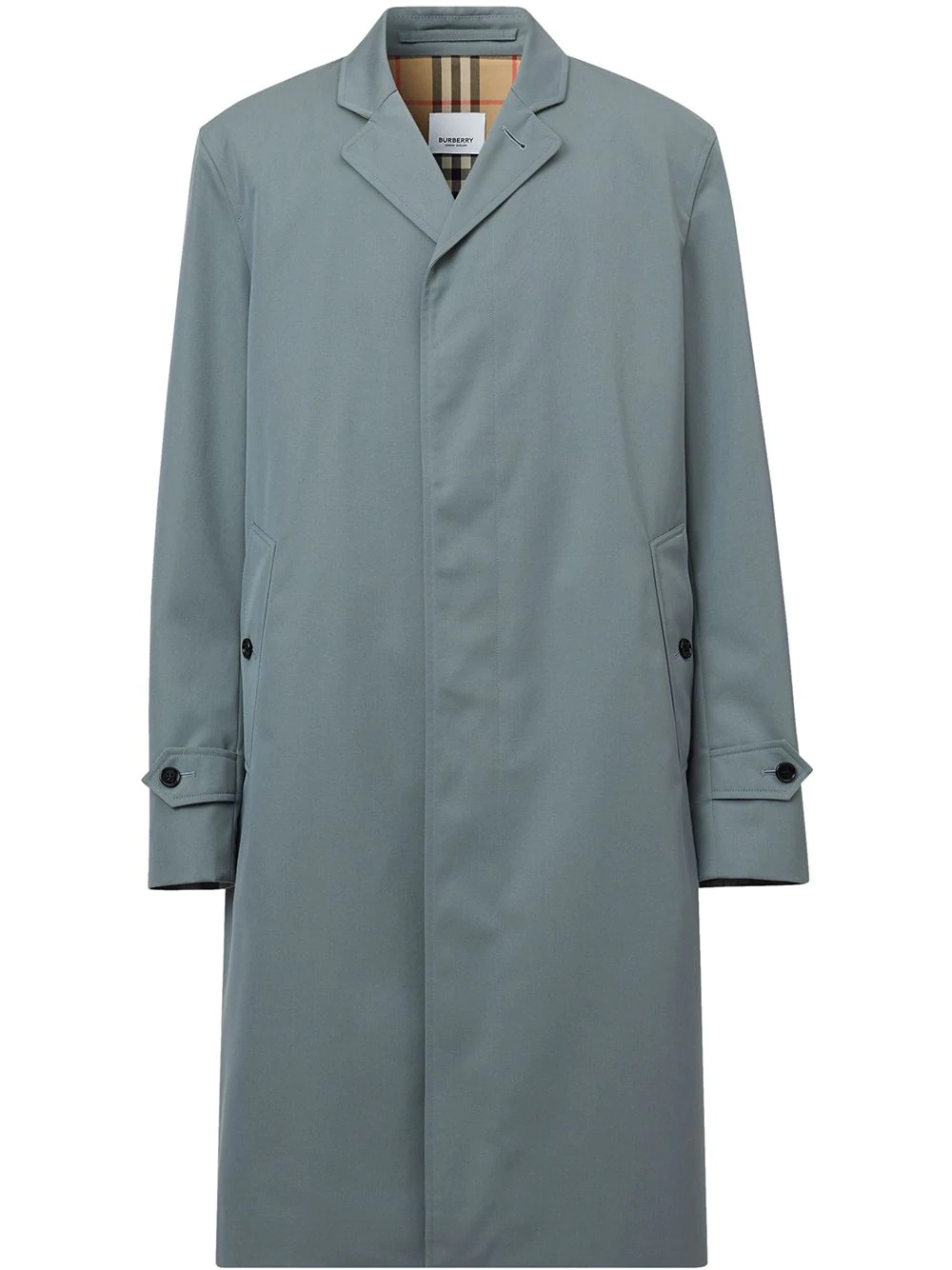 cotton gabardine car coat - 1