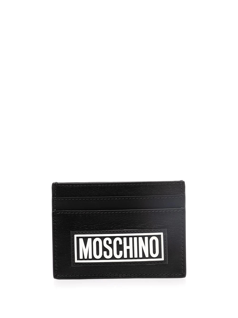 logo-print cardholder - 1