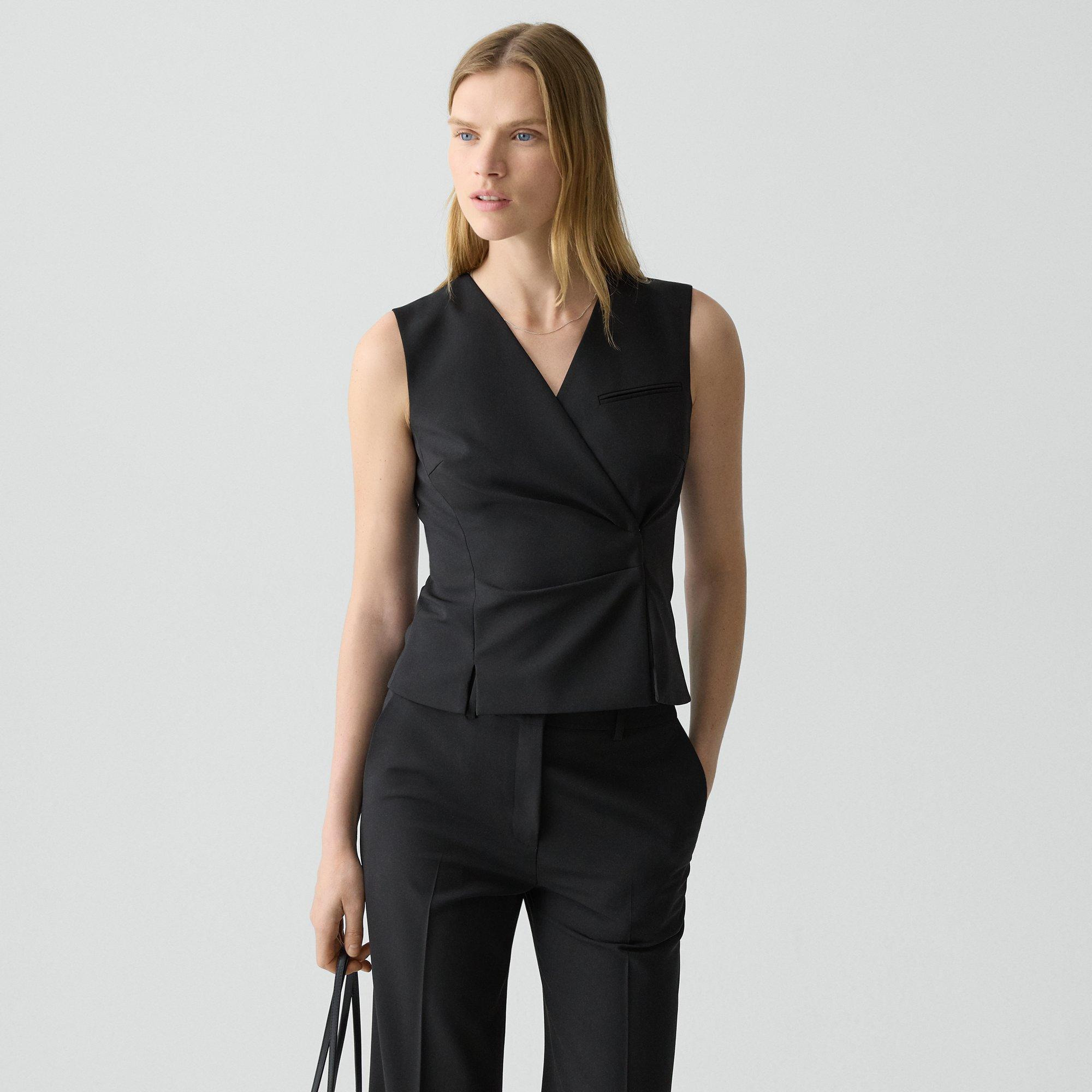 Wrap Vest in Good Wool - 2