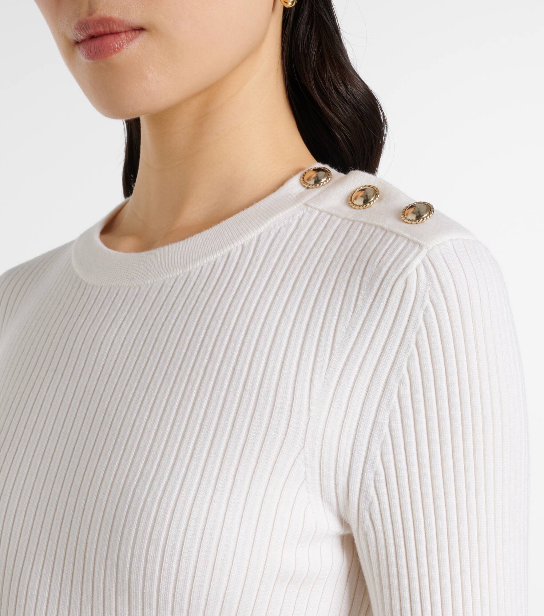 Essential Ease wool and silk-blend sweater - 4