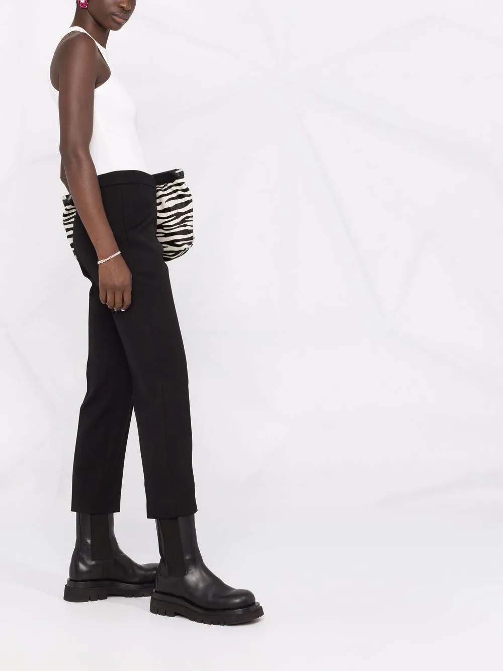 tailored cropped trousers - 6