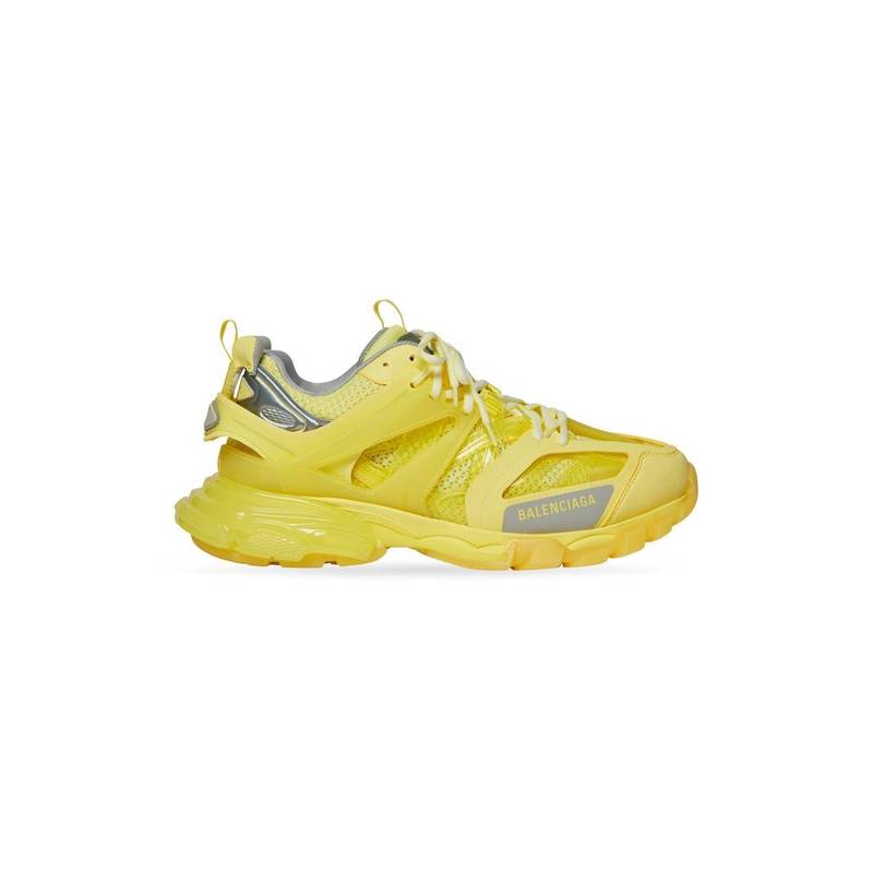Men's Track Sneaker Clear Sole in Yellow - 1