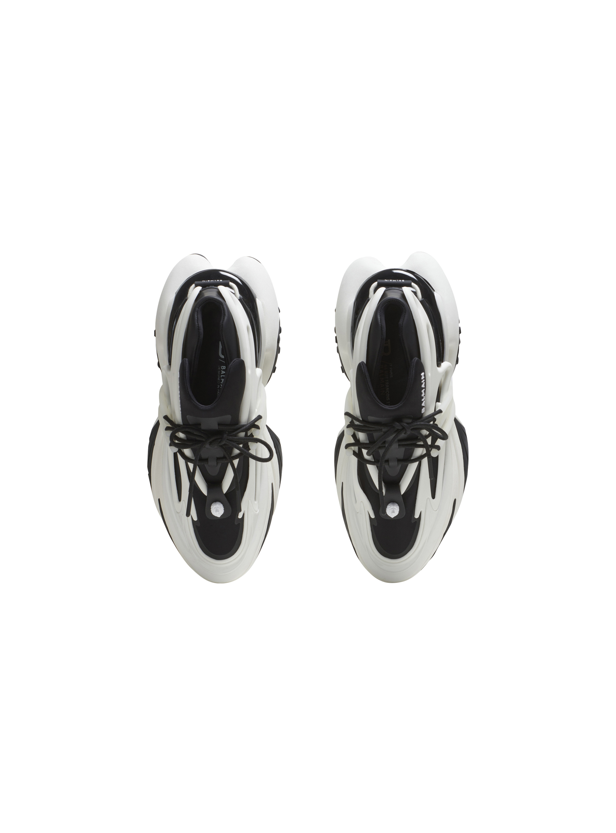 Unicorn trainers in two-tone neoprene and leather - 3