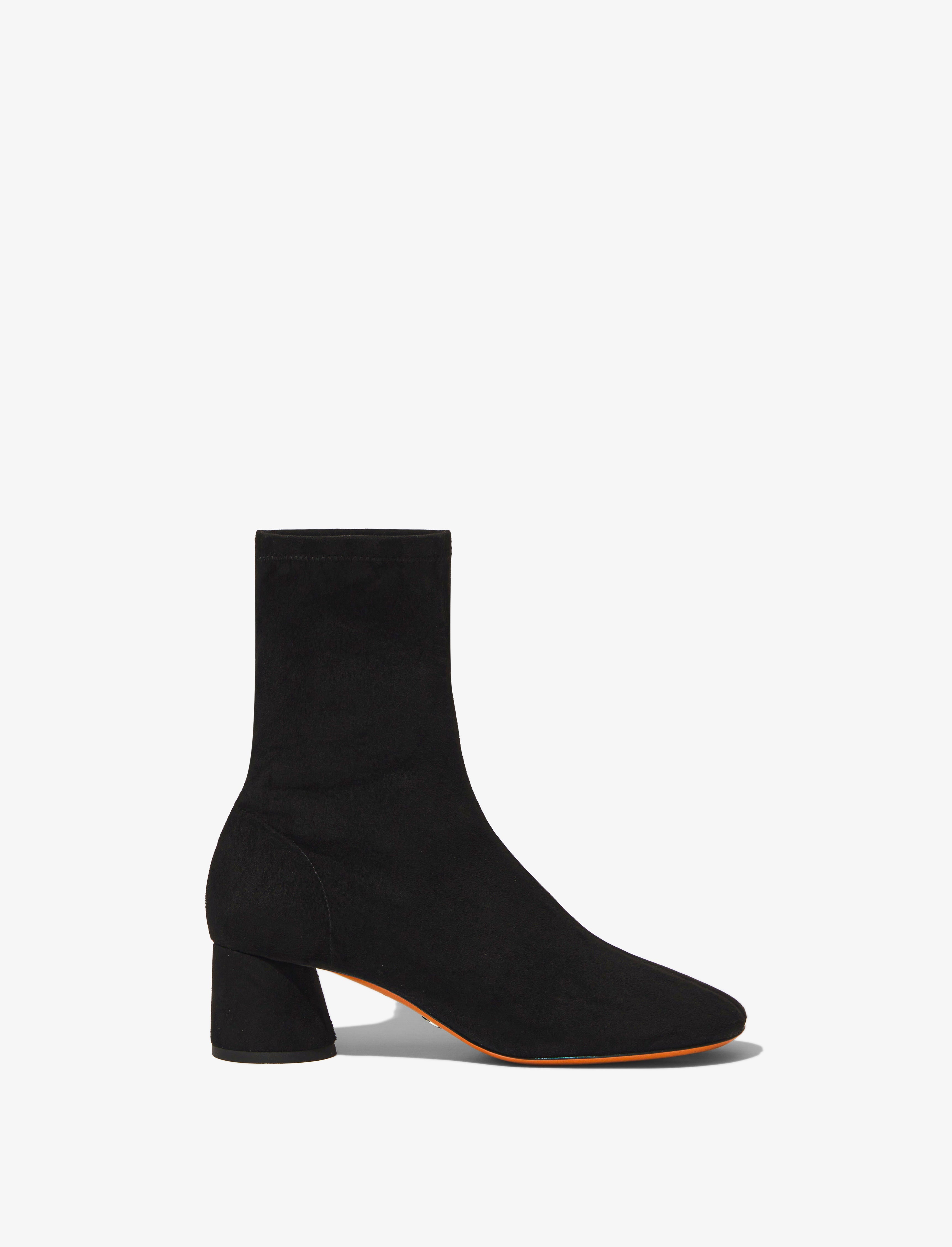 Glove Stretch Ankle Boots in Faux Suede - 1