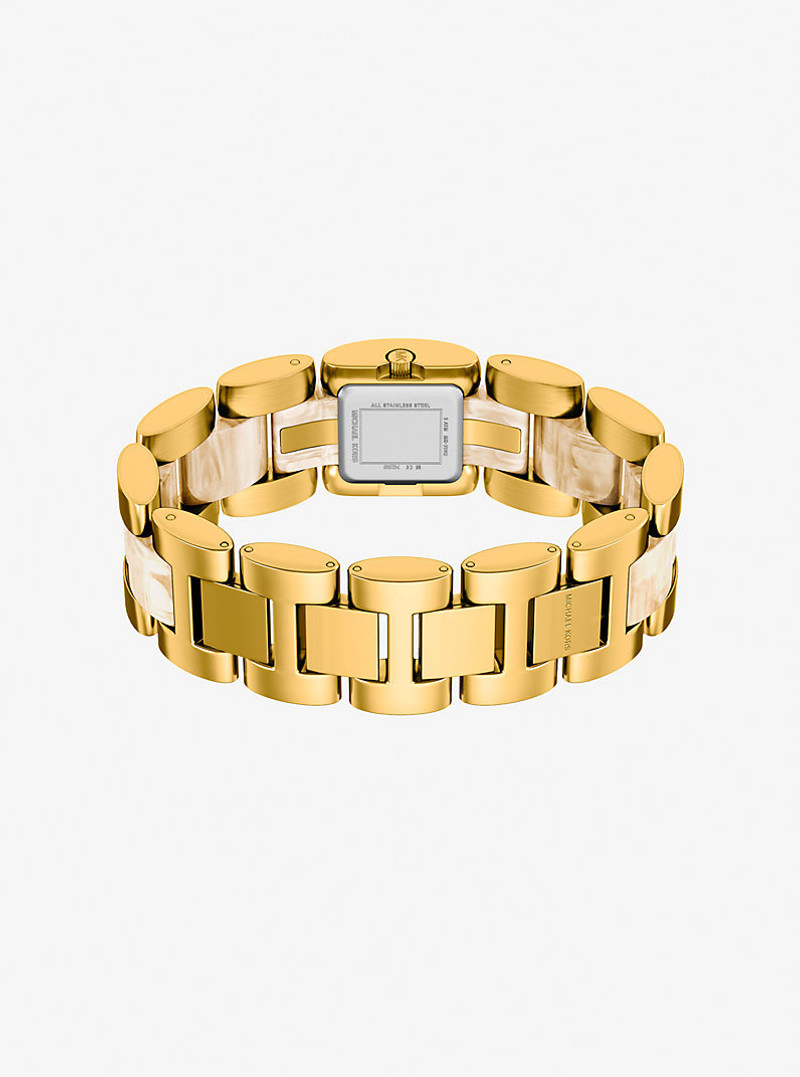 Petite Darrington Gold-Tone and Tortoiseshell Acetate Watch 4