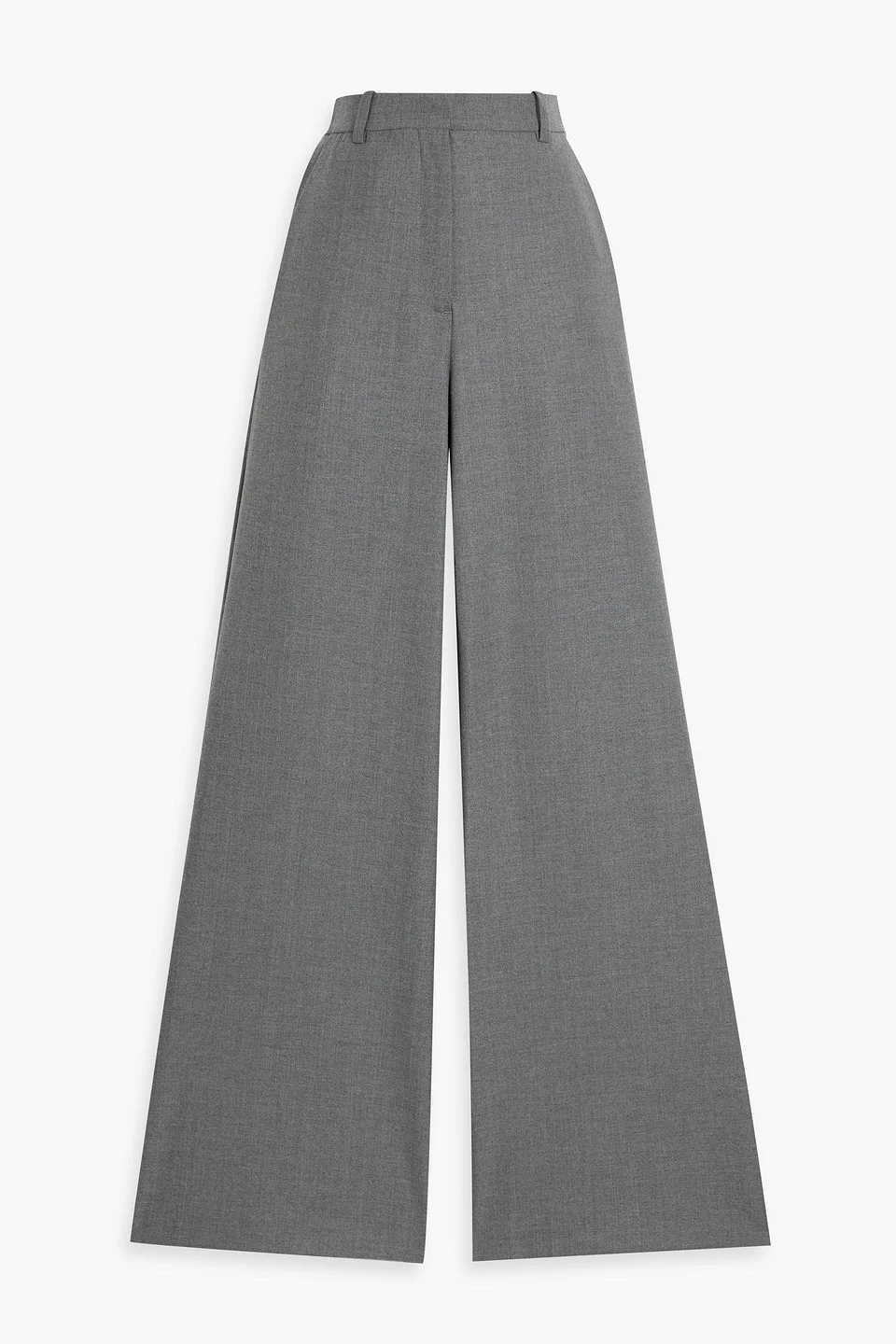Twill wide-leg pants - 1