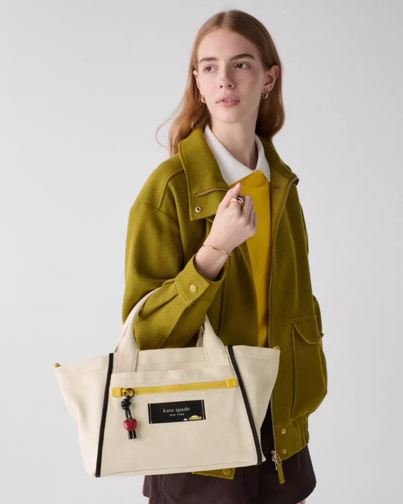 kate spade Dash Taxi Canvas Tote Bag outlook