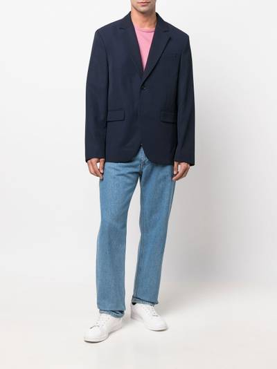 Maison Kitsuné single-breasted tailored blazer outlook