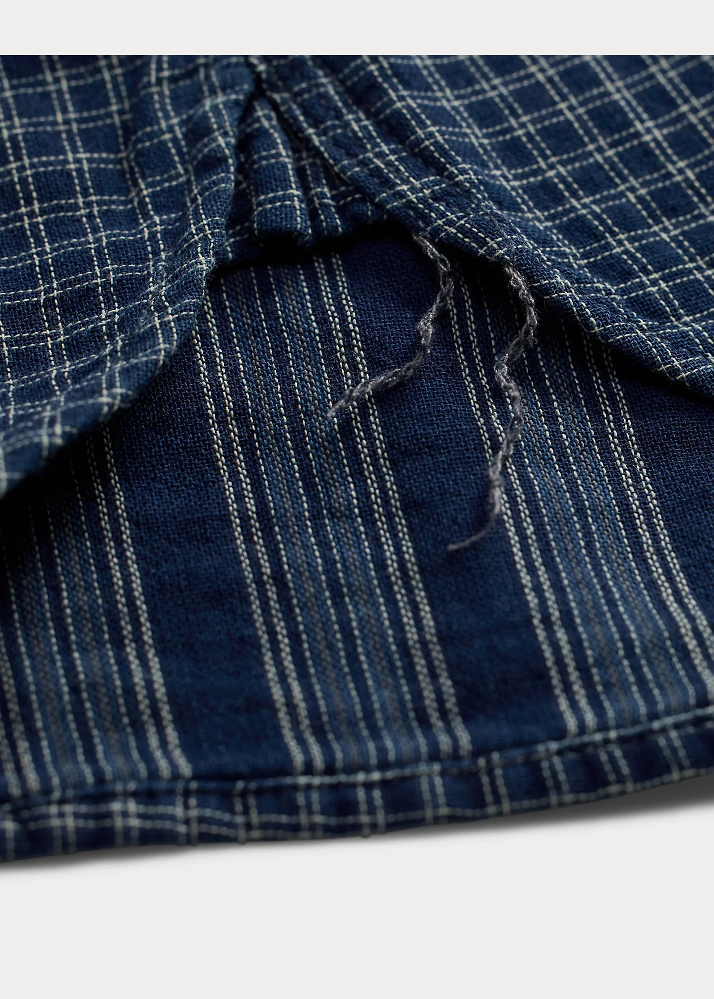Indigo Checked Double-Faced Workshirt - 5