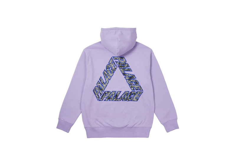 P-3 SNAKE APPLIQUE HOOD LILAC - 1