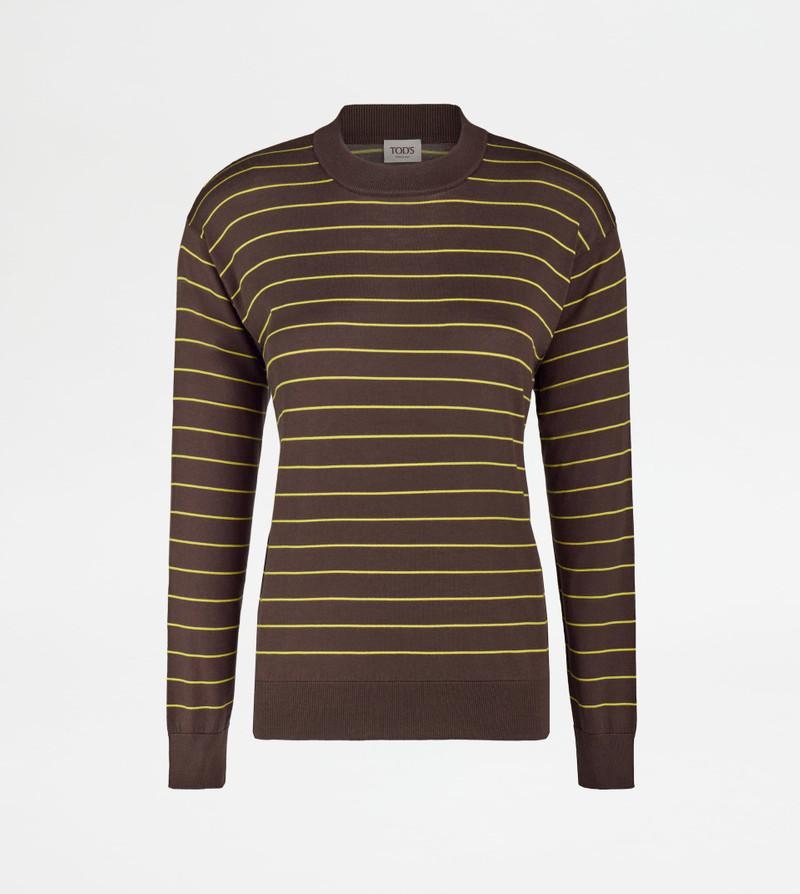 PULLOVER IN STRIPED SILK 1