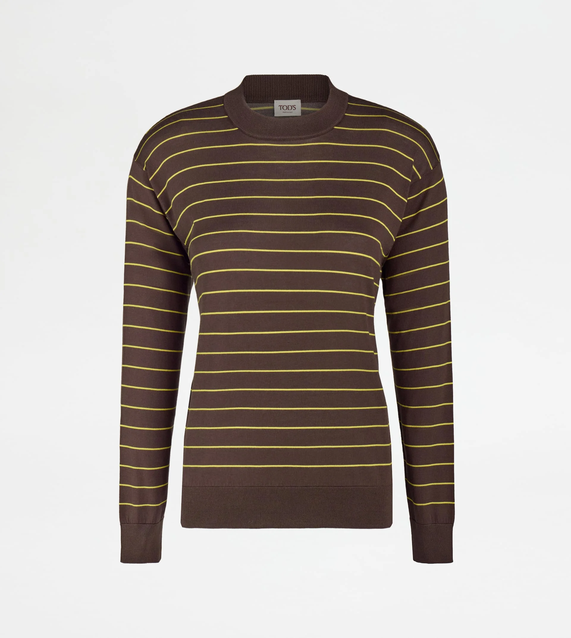 PULLOVER IN STRIPED SILK - 1