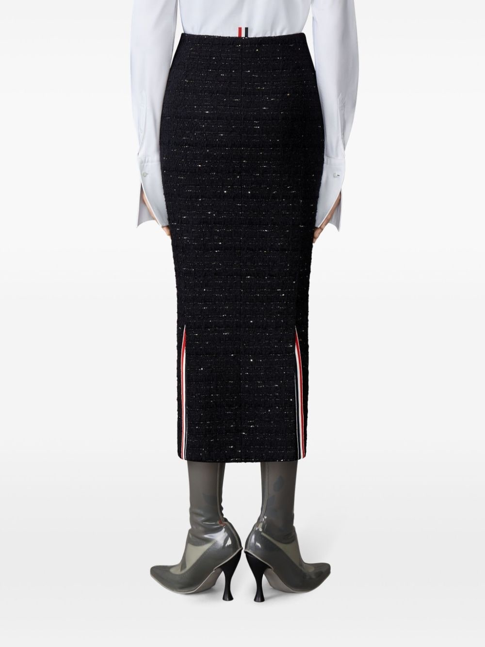 tweed pencil skirt - 4