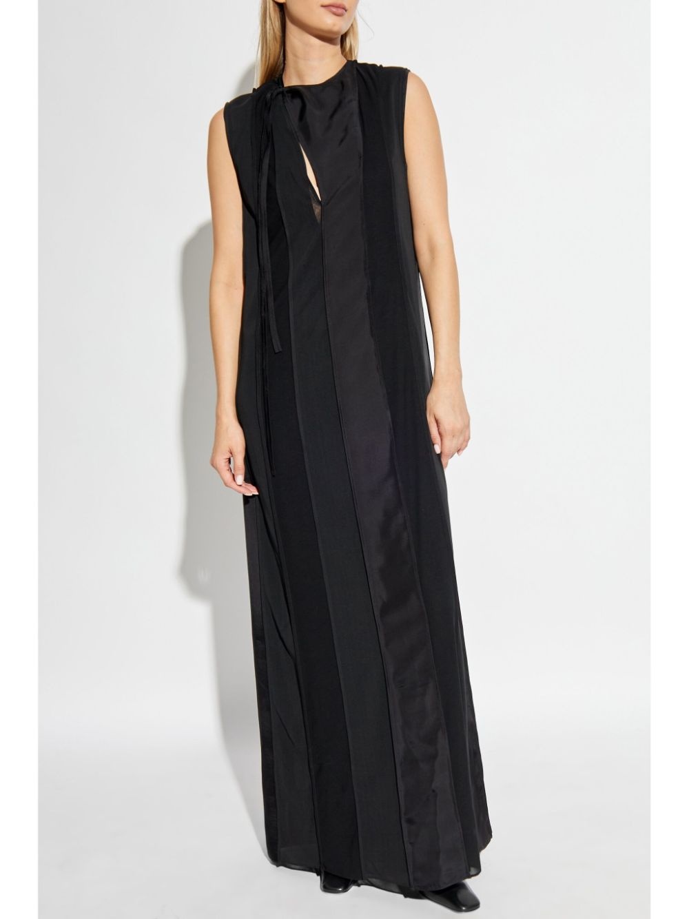 panelled maxi dress - 3