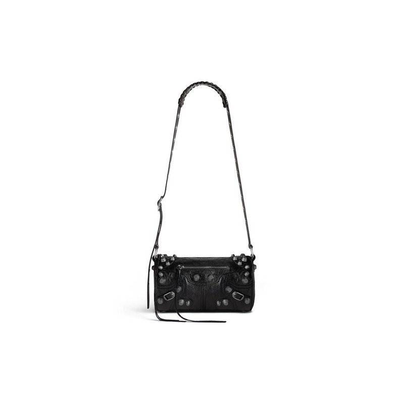 Le Cagole Men Cylinder Bag in Black - 1