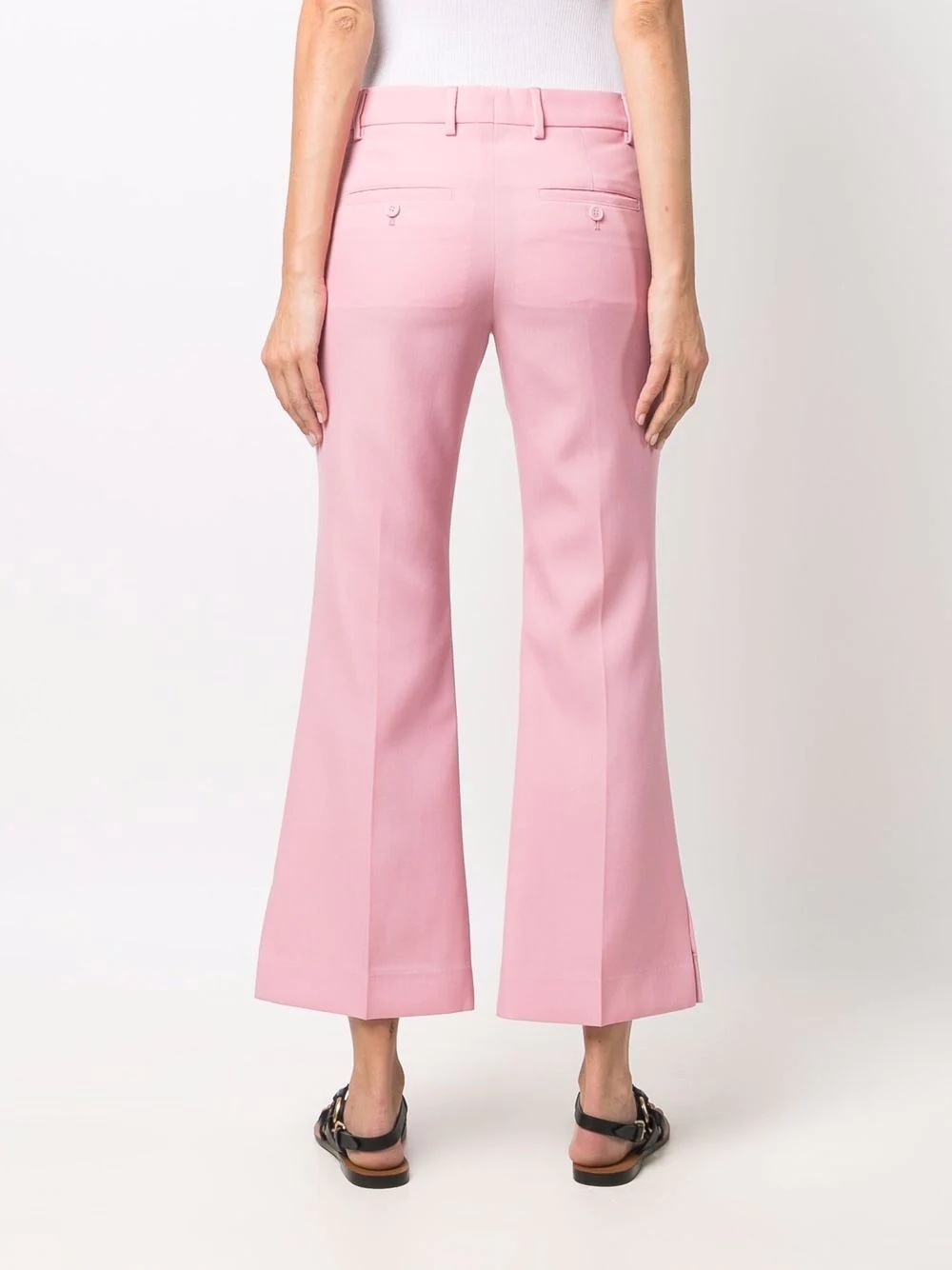 short flared trousers - 4