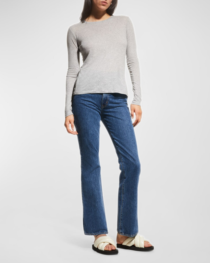 Vince Essential Long-Sleeve Crewneck Tee outlook