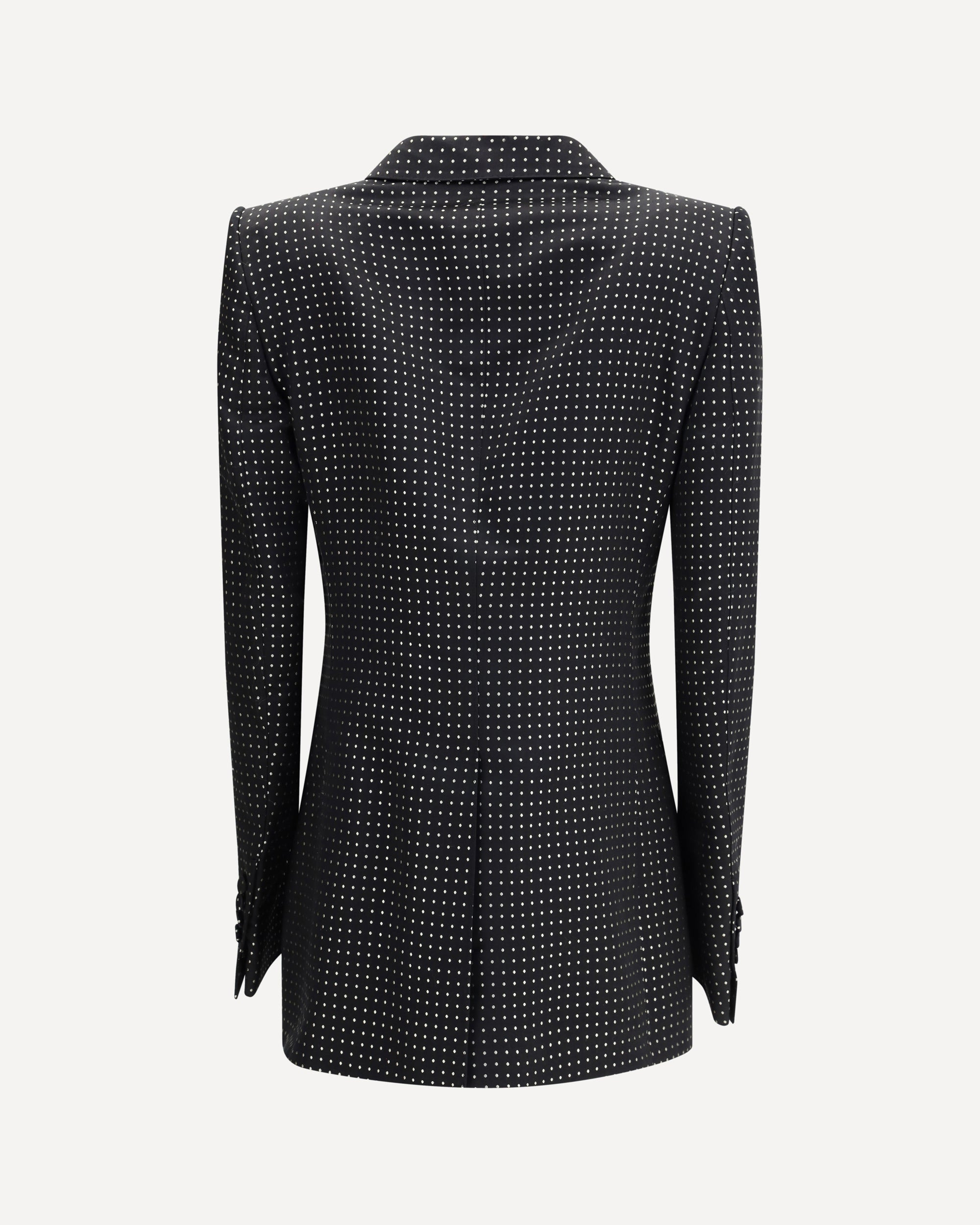 Single Breasted Jacket with polka dots - 2