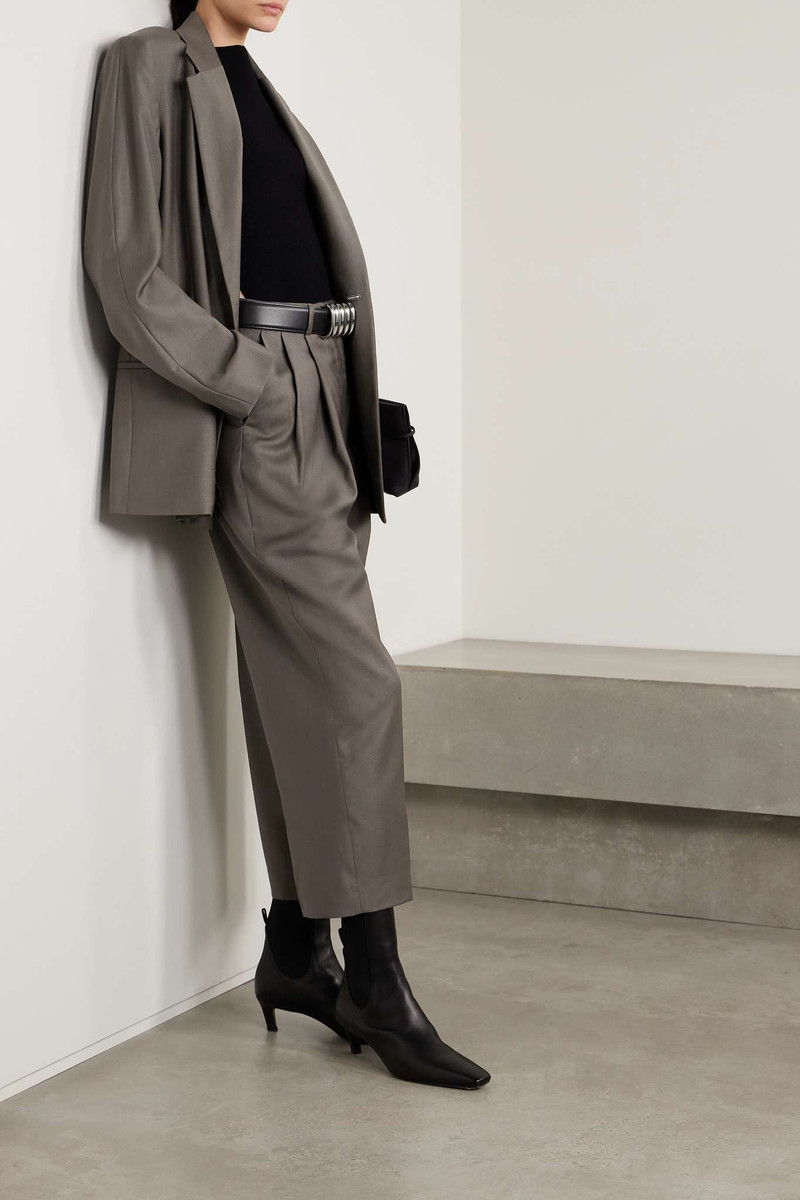 Totême Double-breasted wool blazer outlook