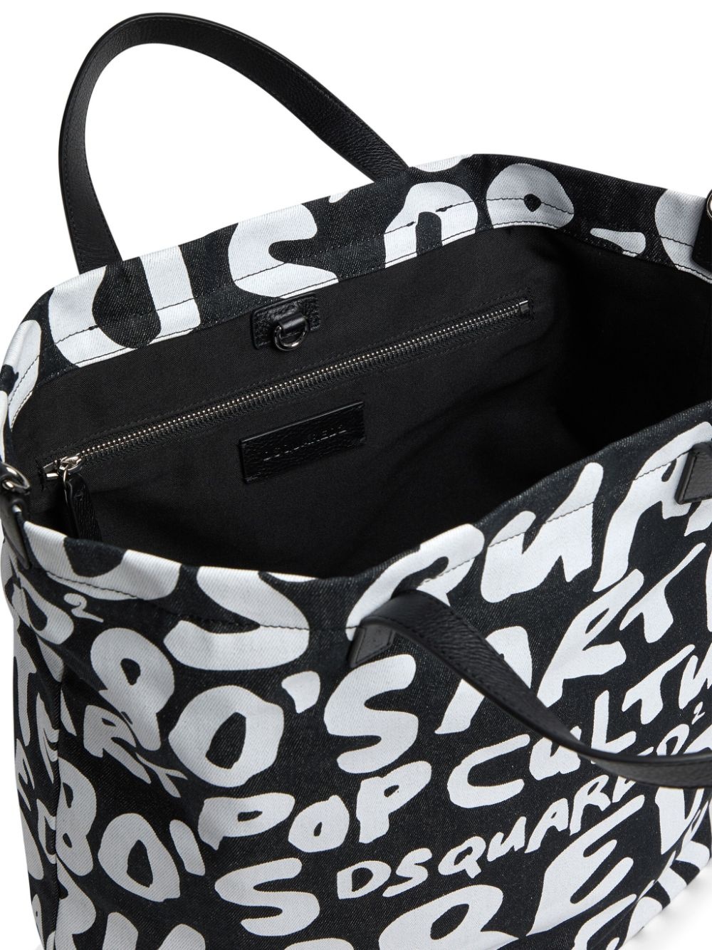 logo-print tote bag - 4