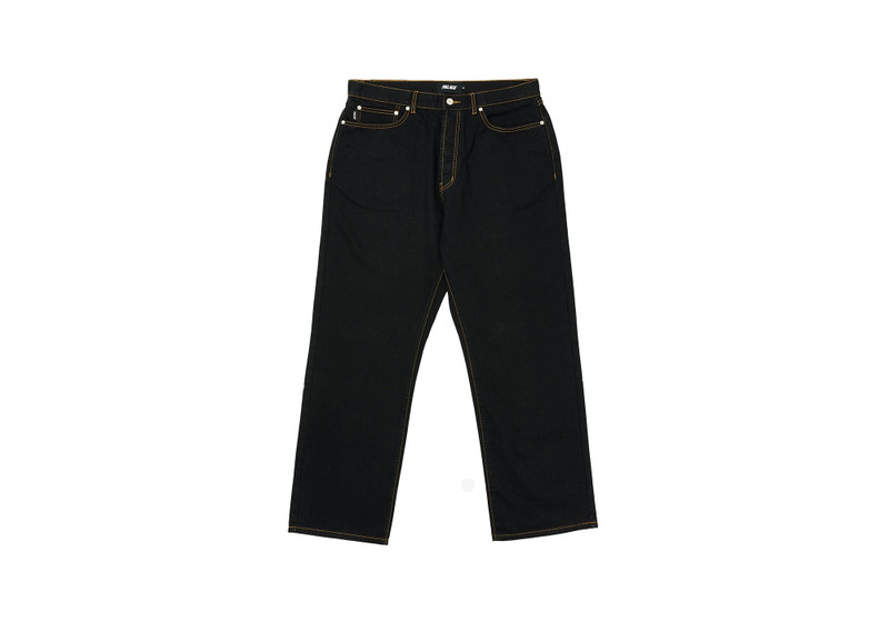 PALACE BAGGIES JEAN BLACK STONEWASH 1
