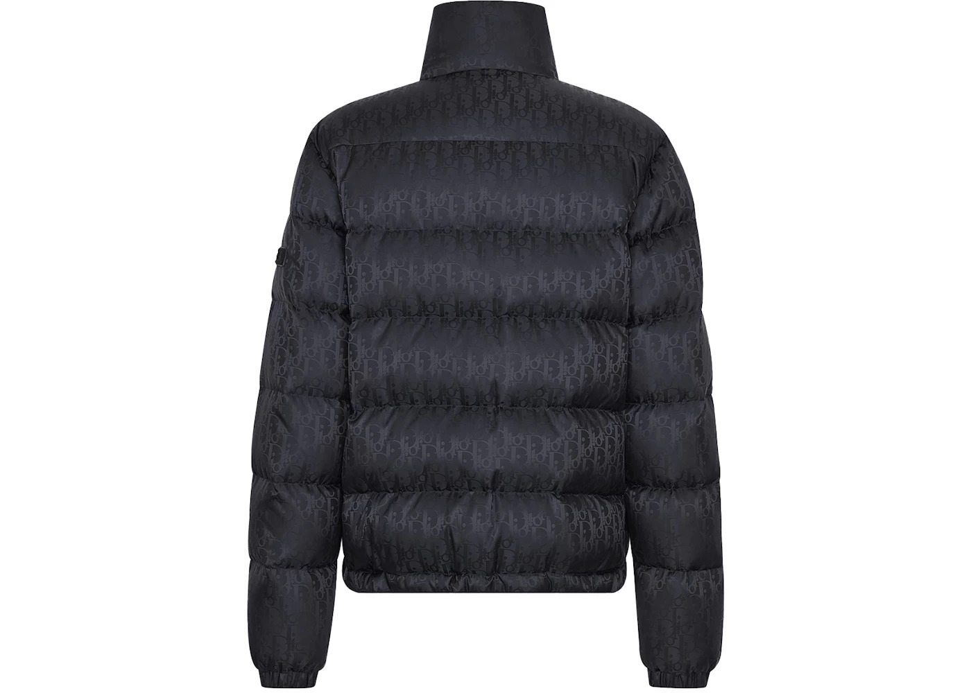 Dior Oblique Down Jacket Black Nylon Jacquard - 2