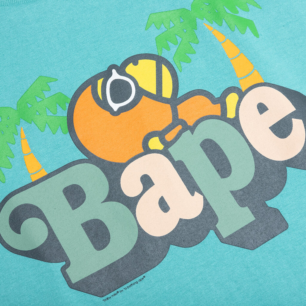 COLORS MILO ON BAPE SUMMER TEE - BLUE - 3