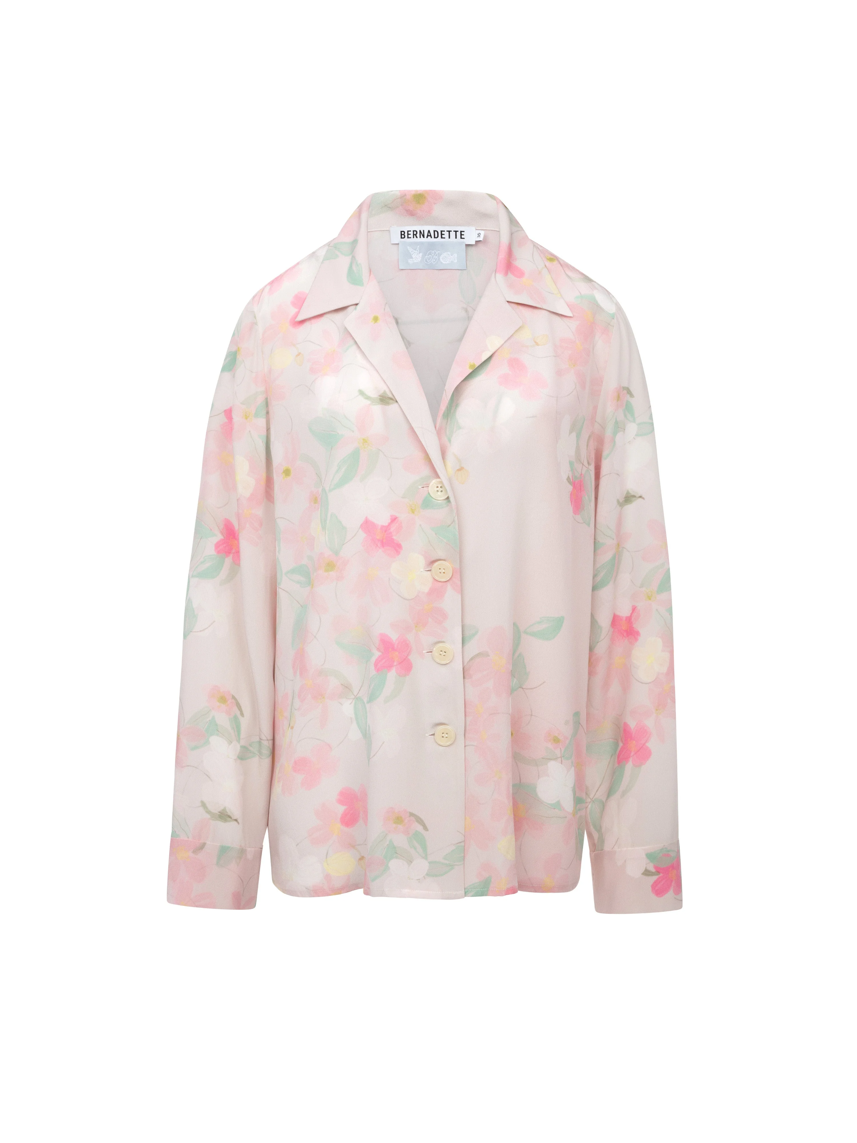 Pyjama Louis Blouse Silk Crepe de Chine - 1