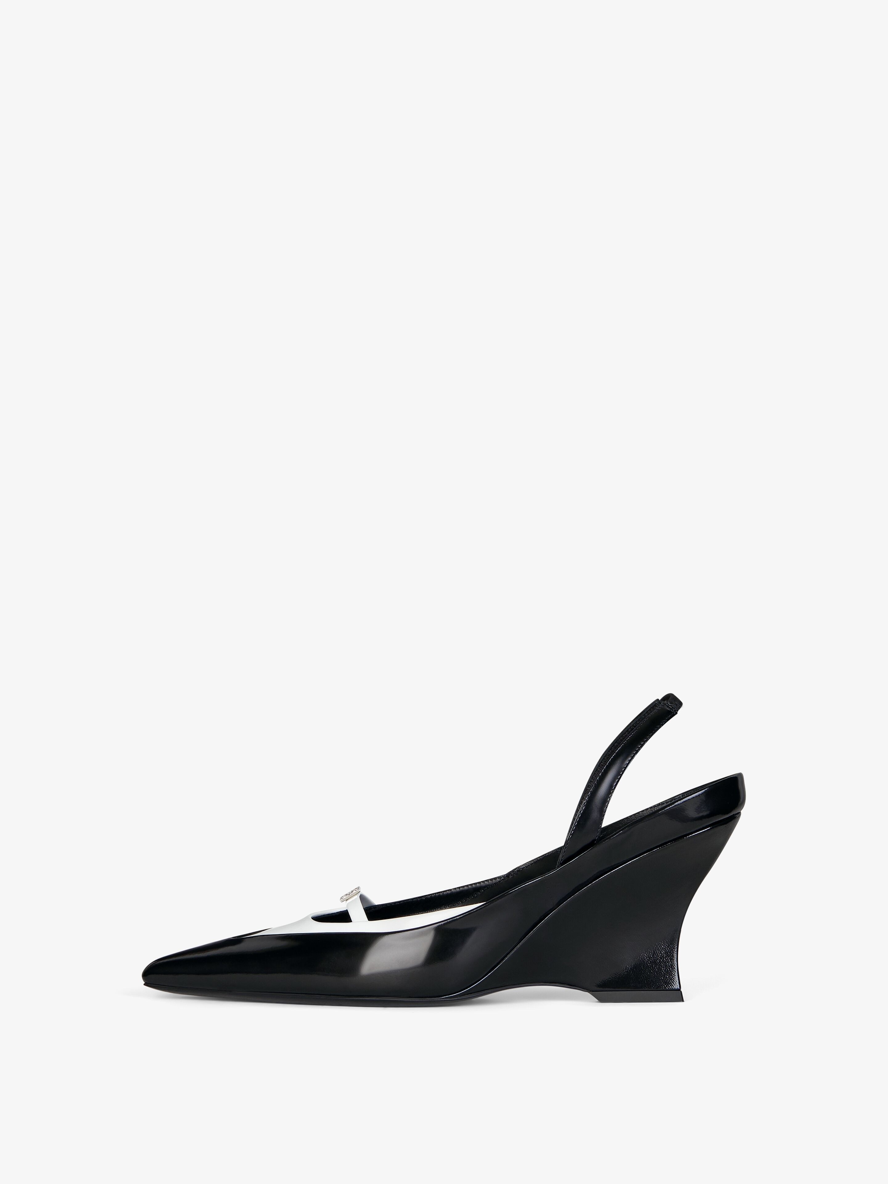 RAVEN SLINGBACKS IN LEATHER - 4