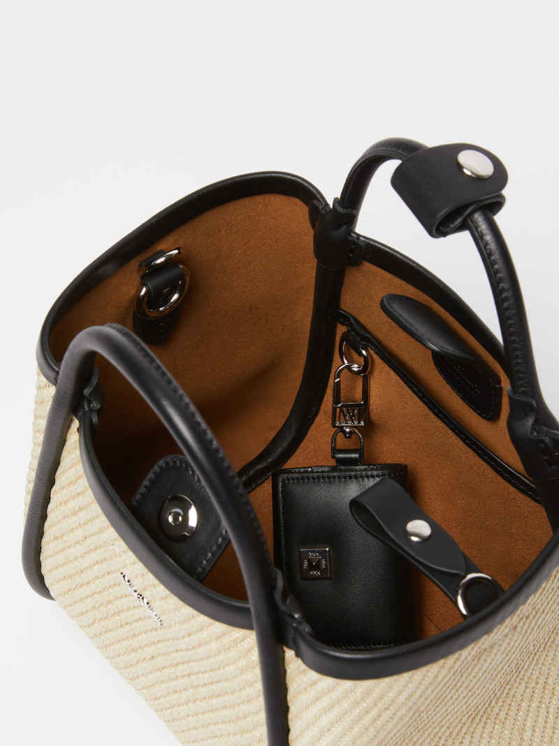 SUMMERMARINEXS Extra-Small raffia-look fabric Marine bag 6