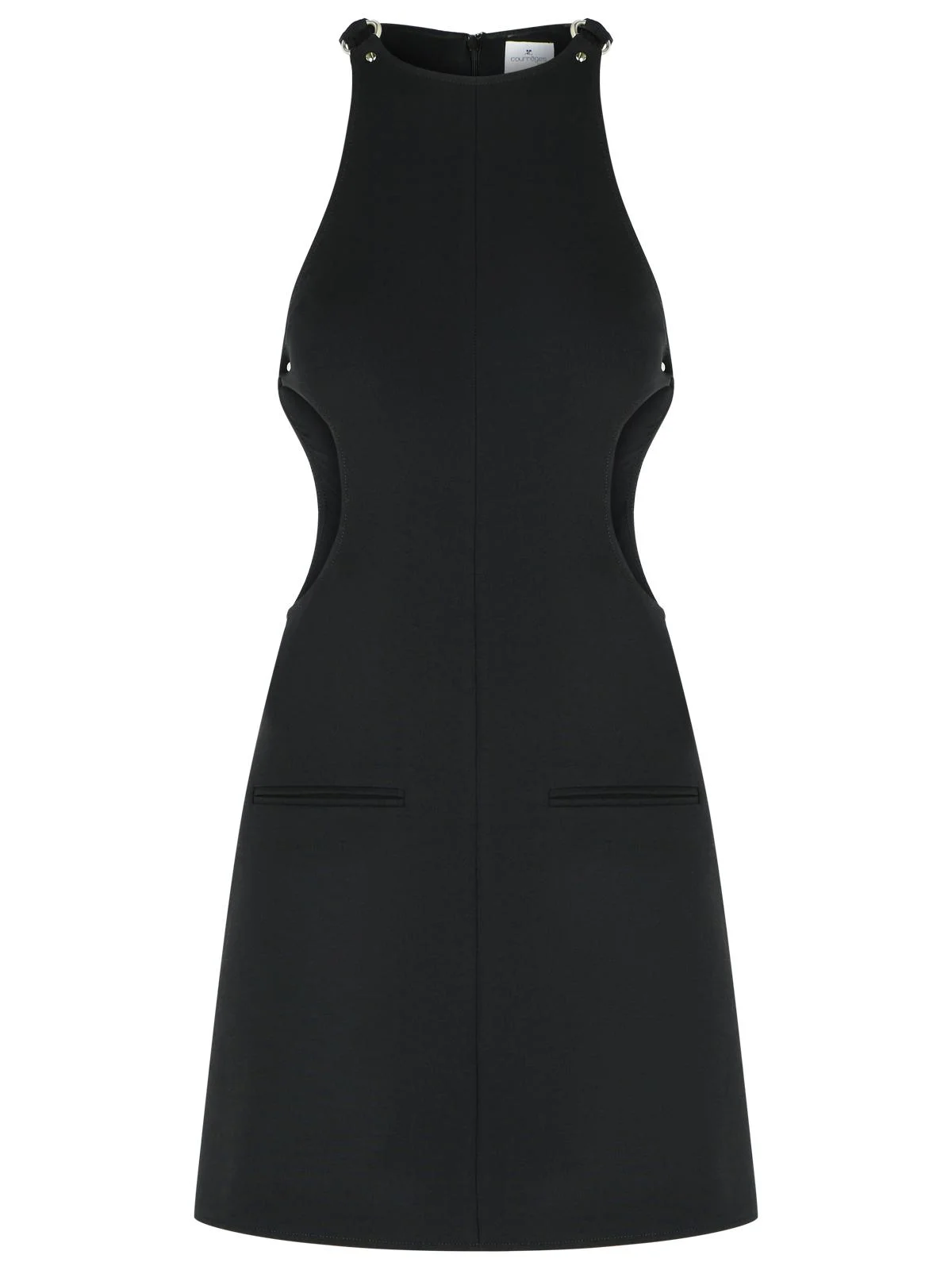 Courreges Wool Blend Dress Black Women - 1