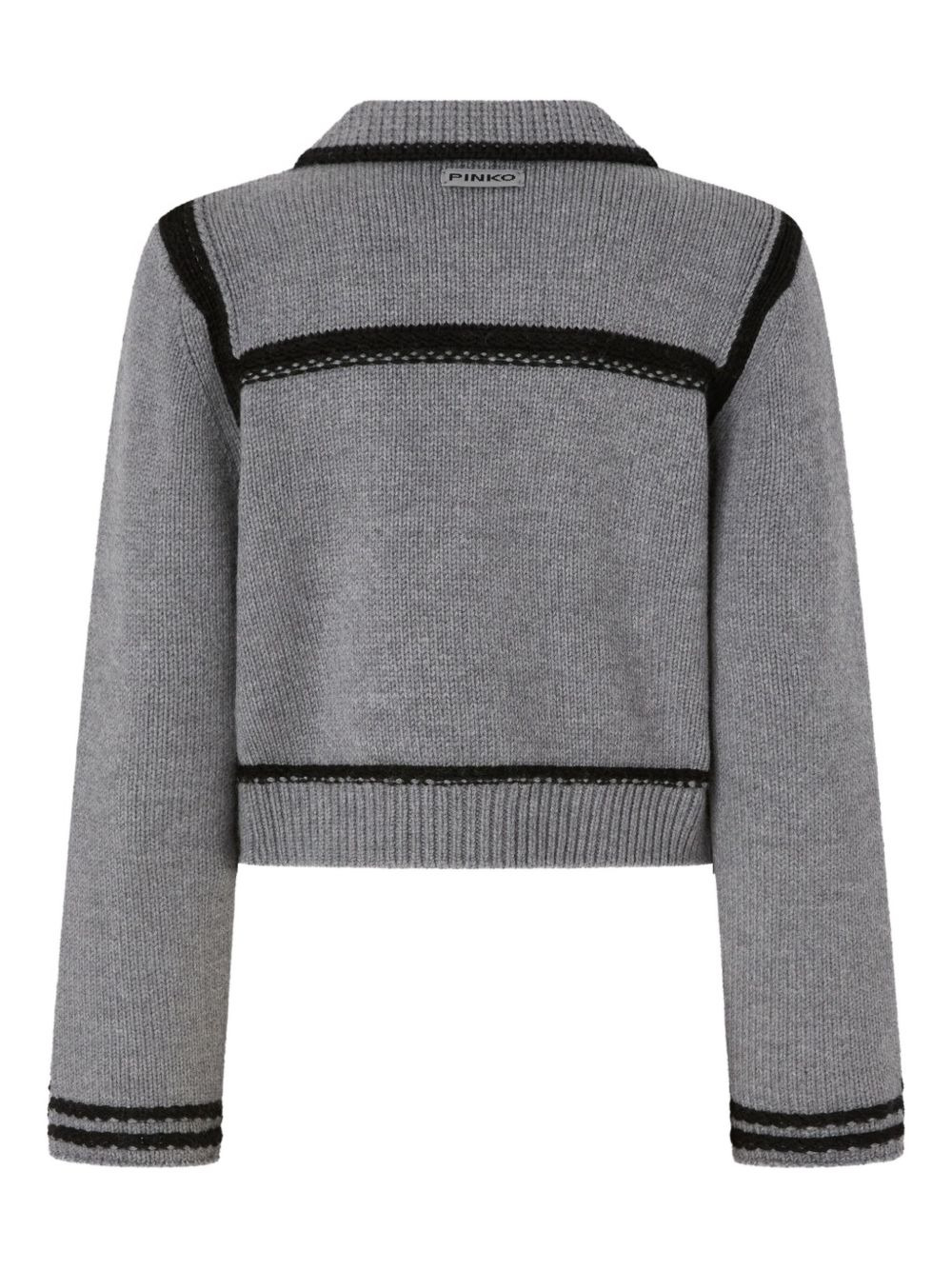wool buttoned cardigan - 2