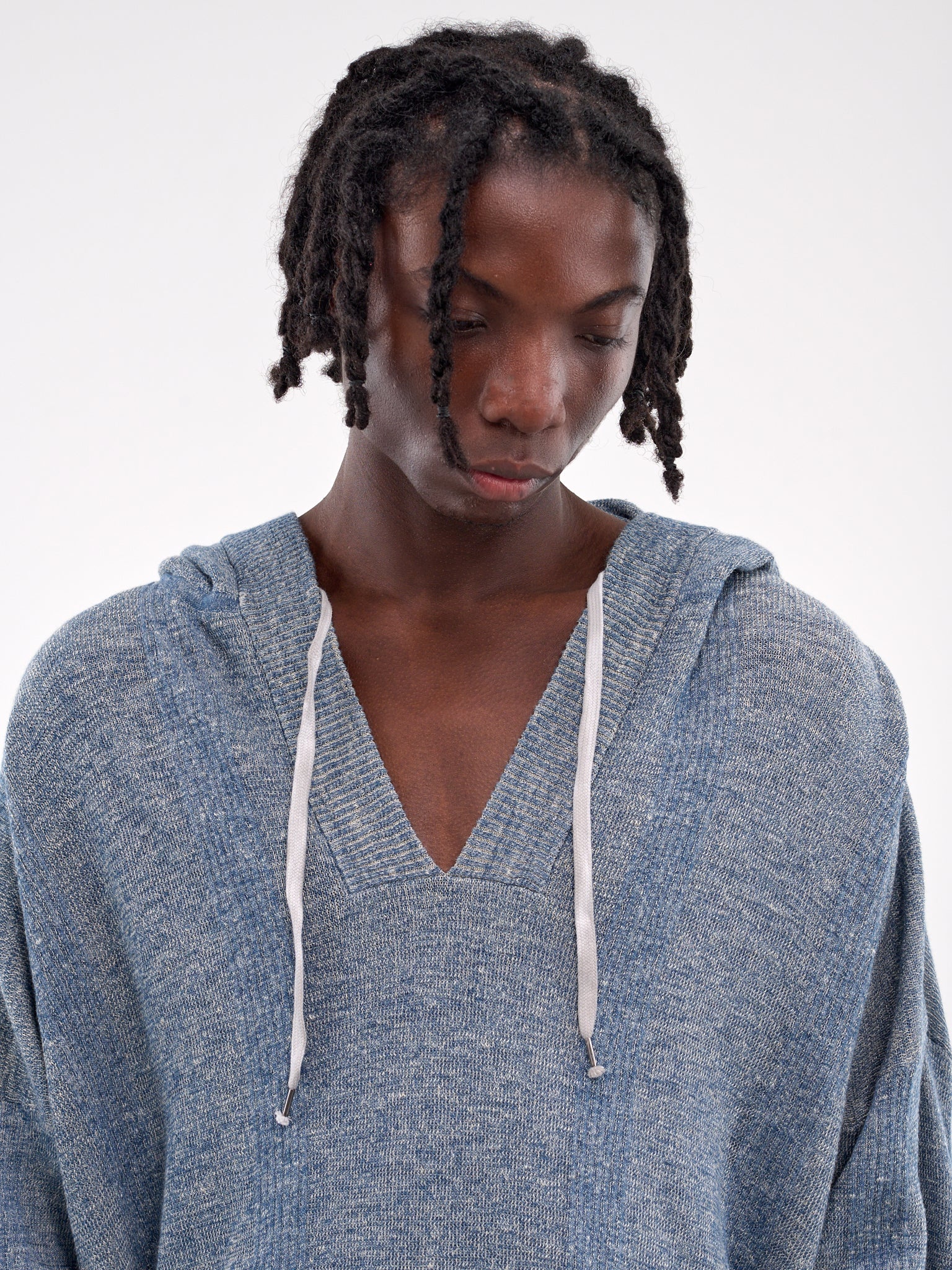 Summer Chiné Knit Hoodie - 4