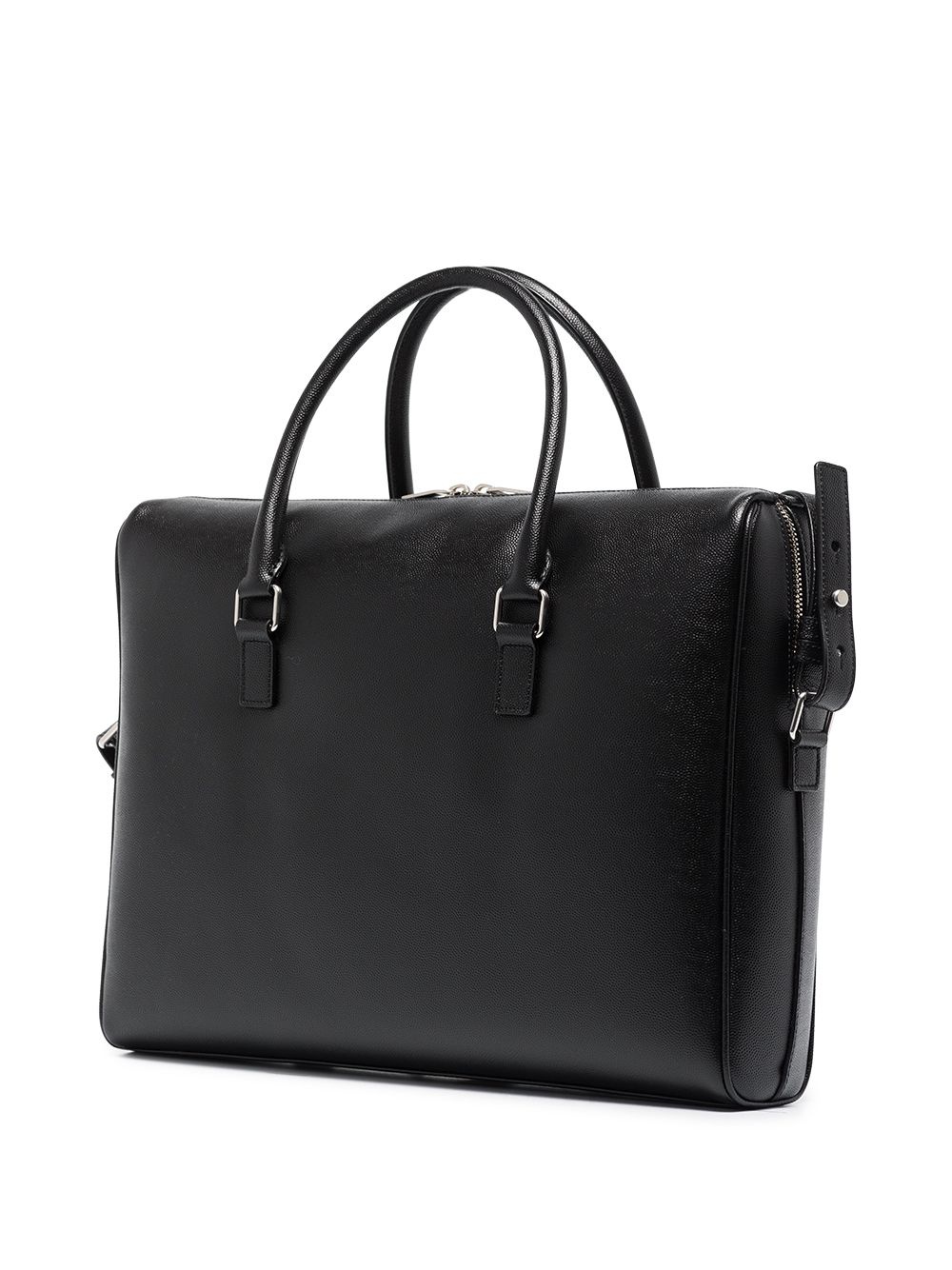 Duffle leather briefcase - 3