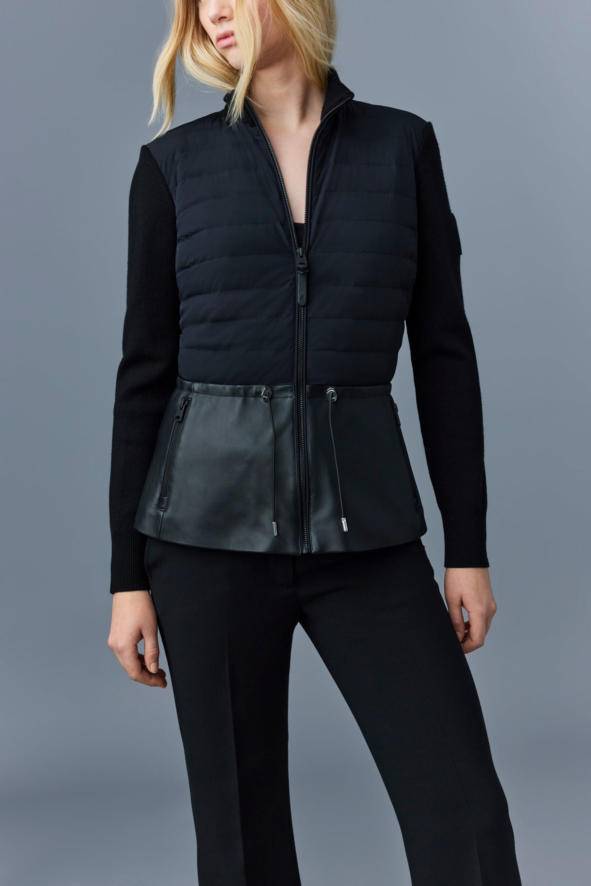 JOYCE Hybrid jacket with peplum - 5
